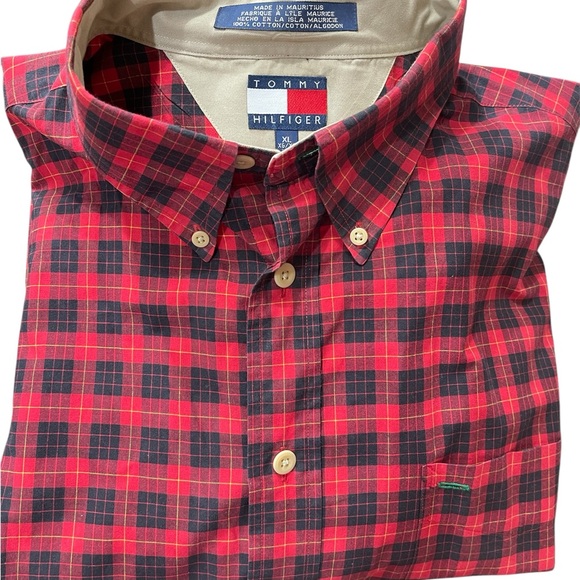 Tommy Hilfiger Other - 🎉2xHP🎉Tommy Hilfiger Men's Red Plaid Shirt
